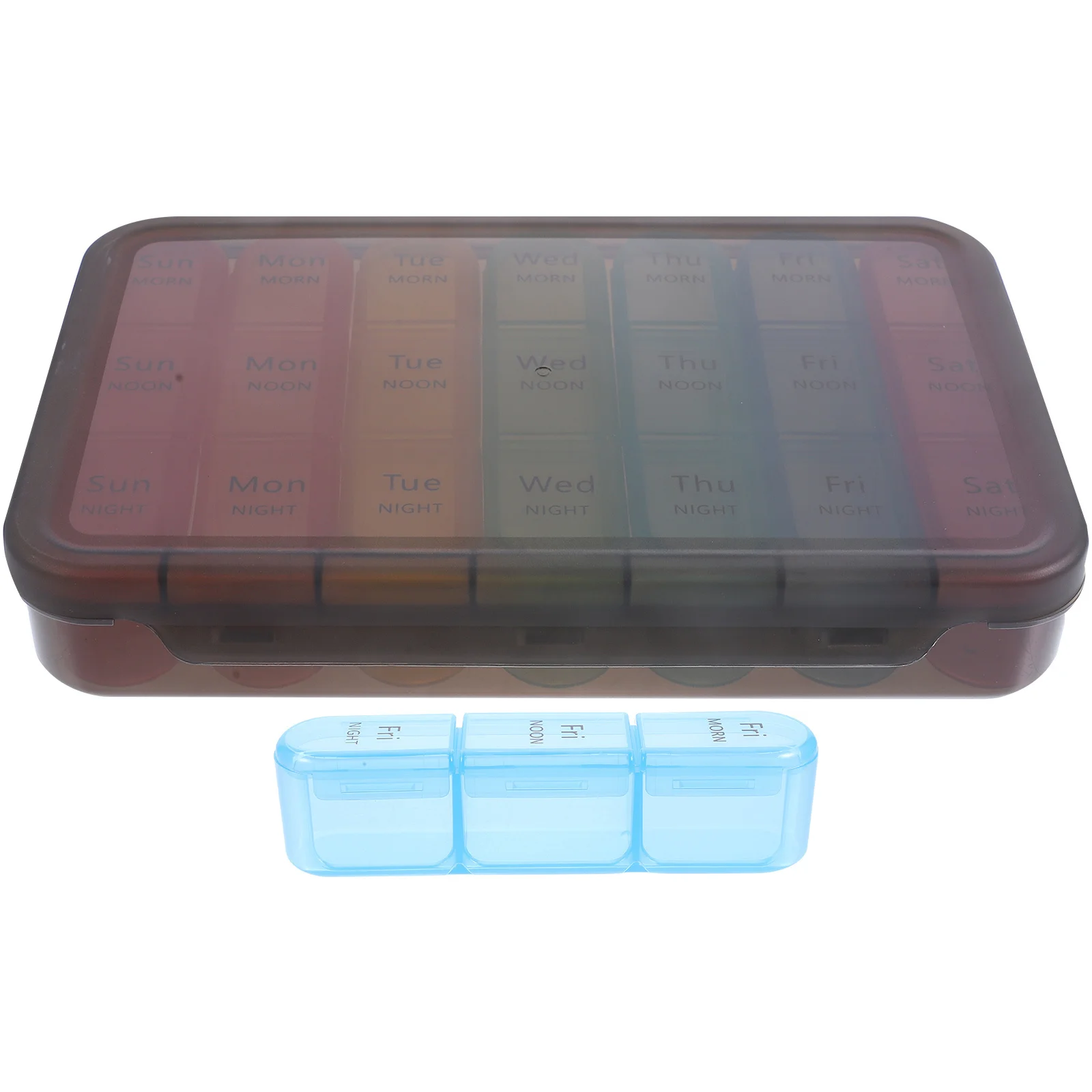 

Portable Medication Organizer Detachable Medicine Case Durable Lightweight Convenient Travel Supply Medicine Storage