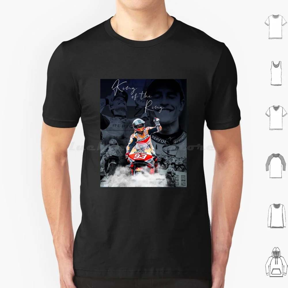 King Of The Ring T Shirt Cotton Men Women DIY Print World De Marc De Baby 93 Sports Motocycle Race Racing Race Track