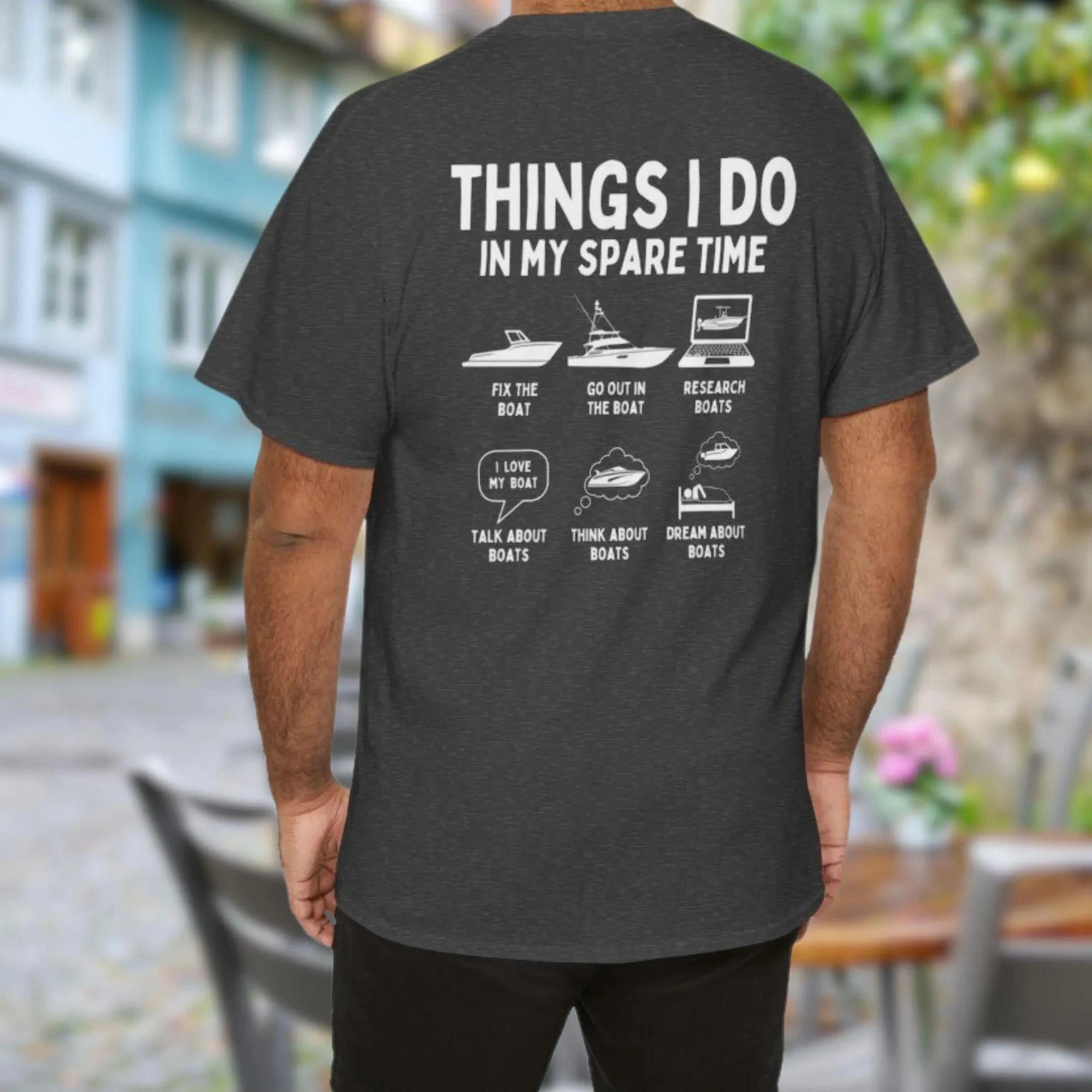 Funny Things I Do in My Spare Time Boat Shirt, Nautical Tee, Captain T-Shirt, Water Sports Gift, Retired Fathers Day