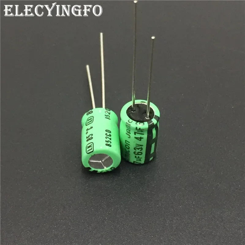 10Pcs/100Pcs JAMICON LK Series 8x11.5mm Low Leakage Current 63V47uF Aluminum Electrolytic Capacitor