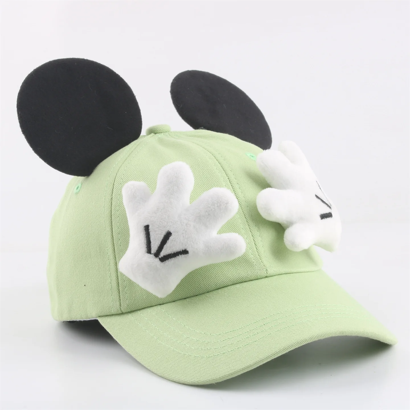 Cute Palm-ear Baseball Cap Unisex Trendy Cartoon-shaped Peaked Caps Sun Protection and Sunshade Cap for Outdoor Travel