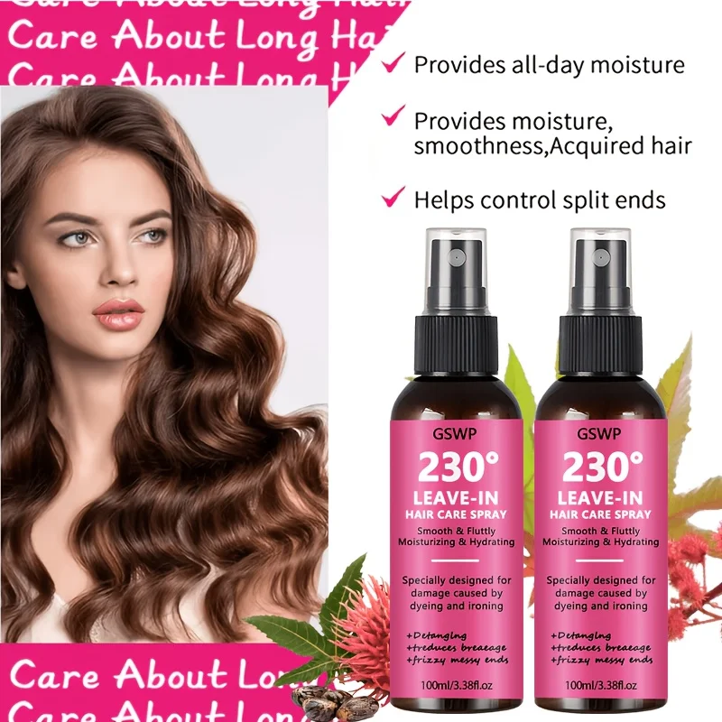 GSWP Leave-in Conditioner. It Moisturizes and Nourishes Hair, Absorbs Quickly Without Being Sticky, Improves Rough. 100/200ML