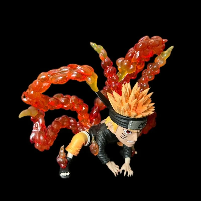 Naruto Bijuu-modus van 13 cm |   Kurama Rampage gevechtsfiguur |   Anime Desktop Decor Cadeau Ornament