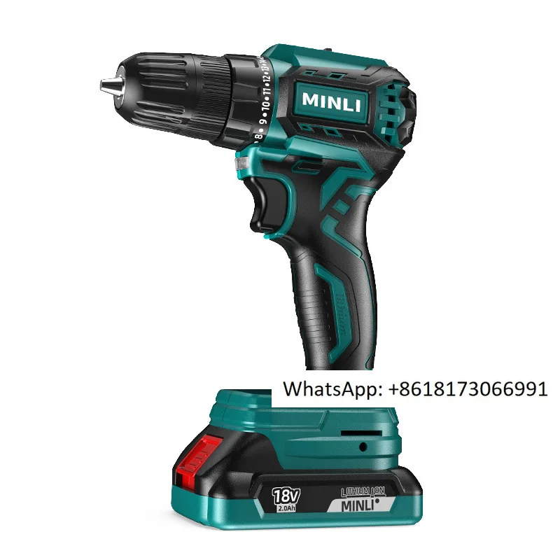 

Brushless lithium electric hand drills, household drilling tools, screwdriver drills, charging