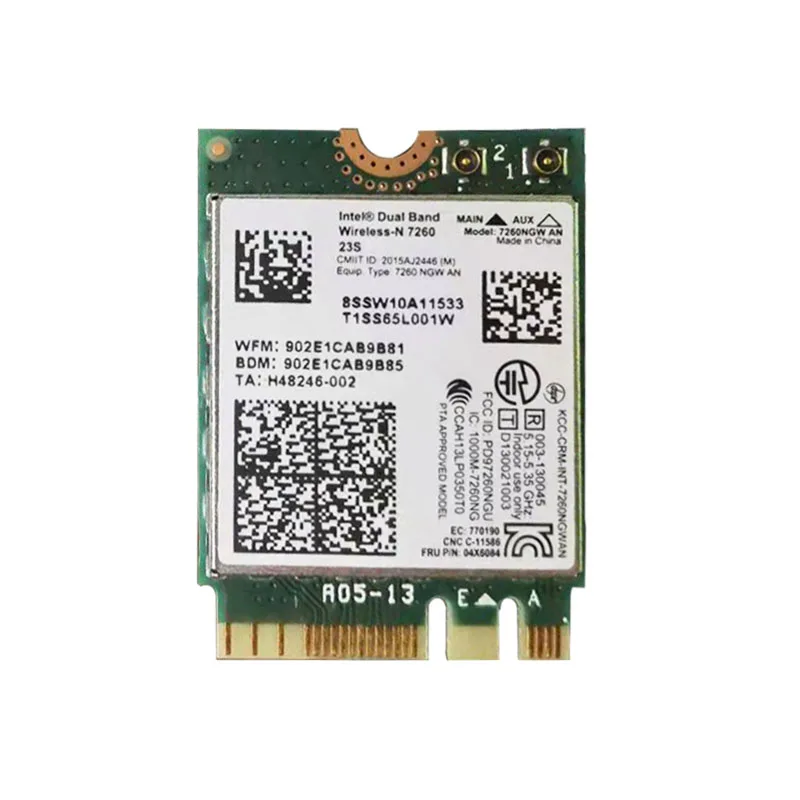 Dual Band Wireless-N 7260NGWAN 7260 7260NGW 7260AN NGFF 300Mbps+BT4.0 04X6084 WIFI Card for LENOVO T440 T440S T440P X230S X240