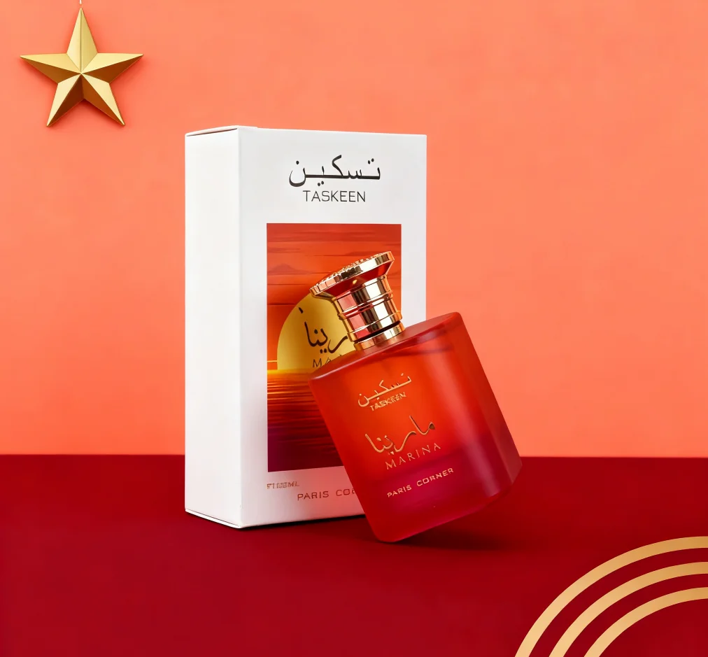 Paris Corner Taskeen Marina es adecuado tanto para hombres como para mujeres, con almíscar y fragancia de madera.