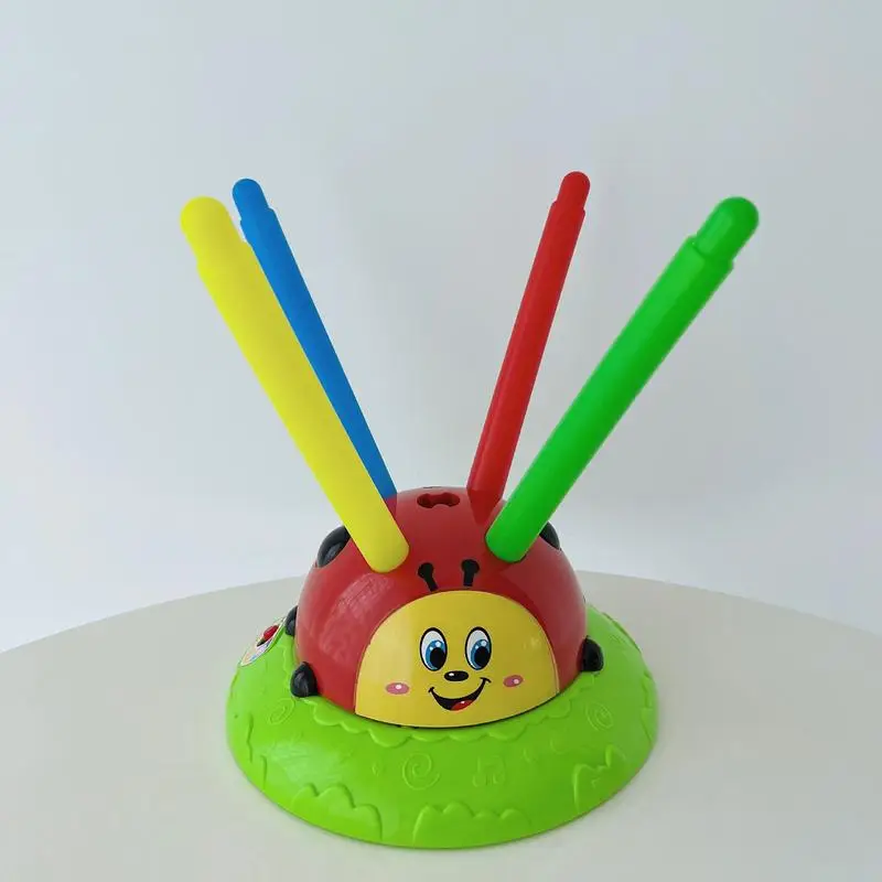 Toss Ring Game Cute Ladybird Toss Ring Game Set Exciting Toss Ring Games Fun Backyard Games Parent-Child Interaction Outdoor