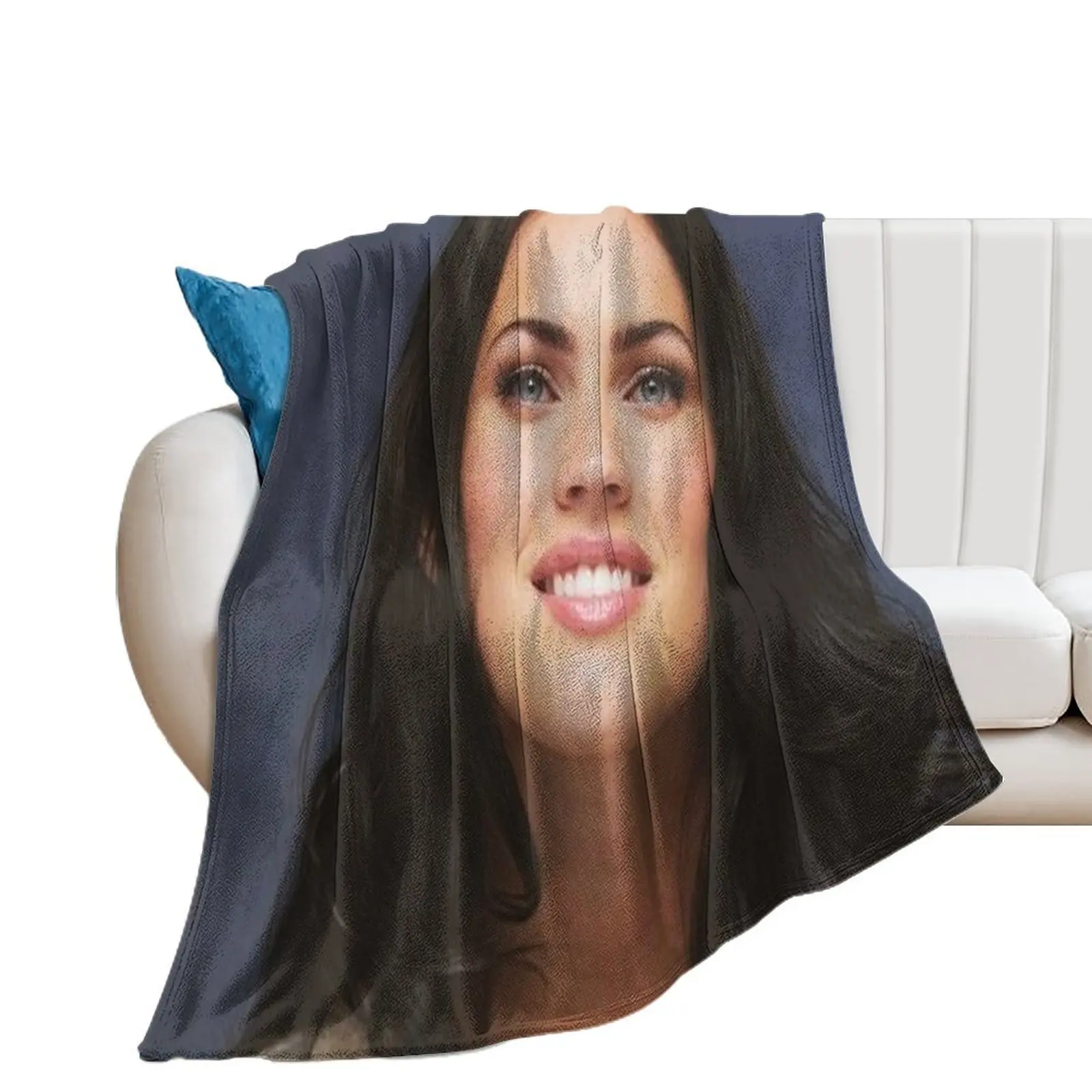 megan fox Throw Blanket Luxury Thicken anime Plaid Blankets