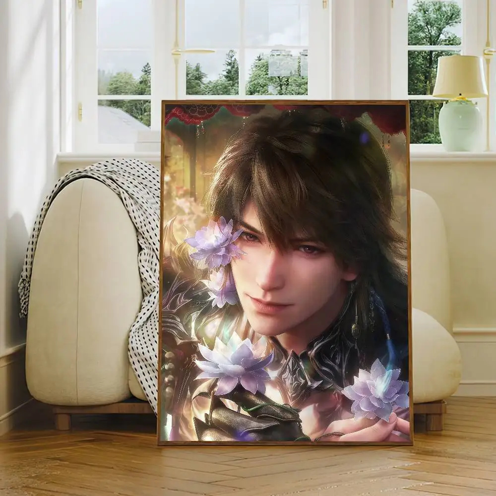 Love and Deepspace Caleb Poster Self Adhesive Decoration Bedroom Home Wall Sticker Prints Painting Living Room Office