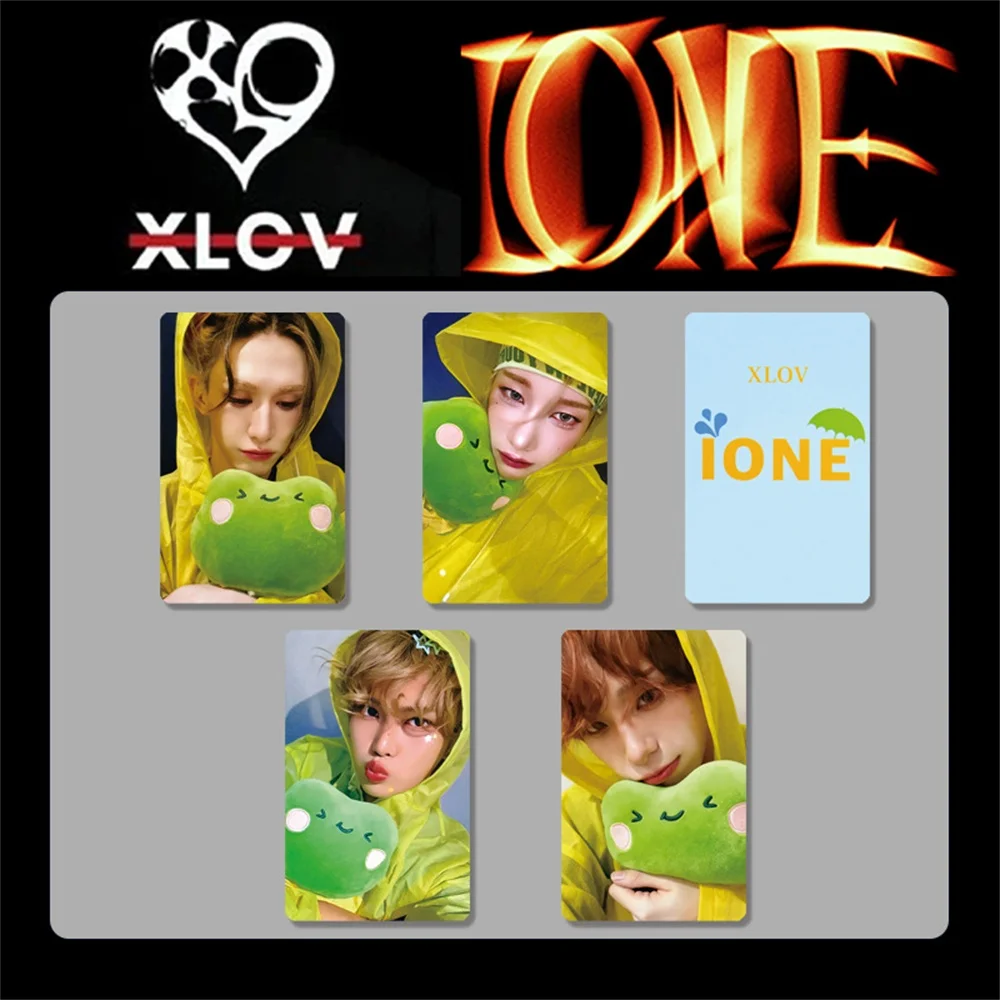KPOP XLOV Album I ONE Photocard Fan Signing Card Bonus Card Bright Film Wumuti Rui Hyun Haru Fans Collection