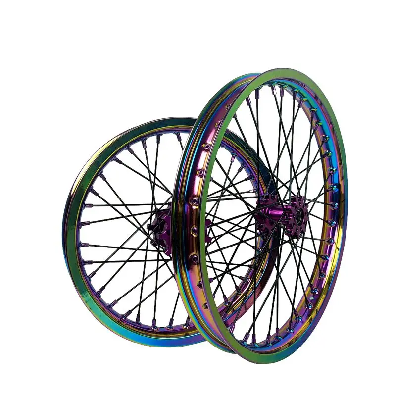 

Rainbow Color Fit Light Bee X 2019-2023 1.6*19 /1.85*16 Wheel Set Electric Dirt Bike Wheels Rims Set