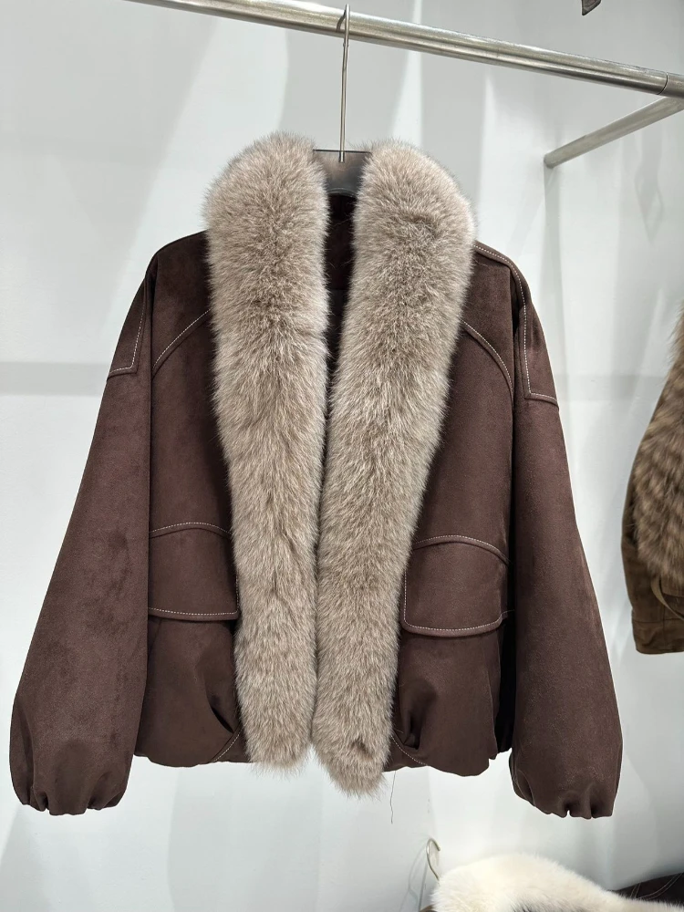 Down Coat Cold Weather Women's Winter Down Jacket with Fur Windproof Outerwear for Commuting Travel and Seasonal Daily Wear