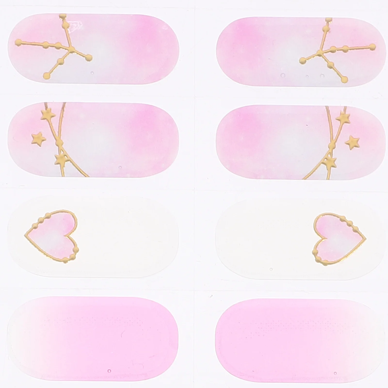 

1Set Gel Nail Sticker Stylish Durable Trendy Safe Long-Lasting Nails Art Strips Uv Gel Nail Polish Stickers Sticker for Women