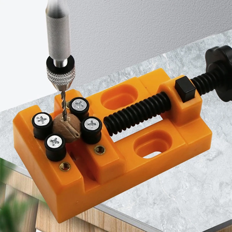 Imagem -05 - Tabela Torno Mandíbula Escultura Banco Braçadeira Broca Imprensa Vice Micro Clip Plate Alicate Ajustável Faça Você Mesmo Jóias Ferramentas Manuais 1pc