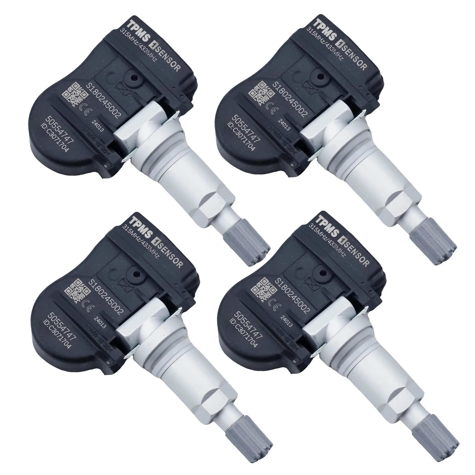

TPMS For Maserati Ghibli M156D 2018-2023 Levante M161 MC20 Quattroporte Alfa Romeo Giulia Stelvio Tire Pressure Sensor 433MHz