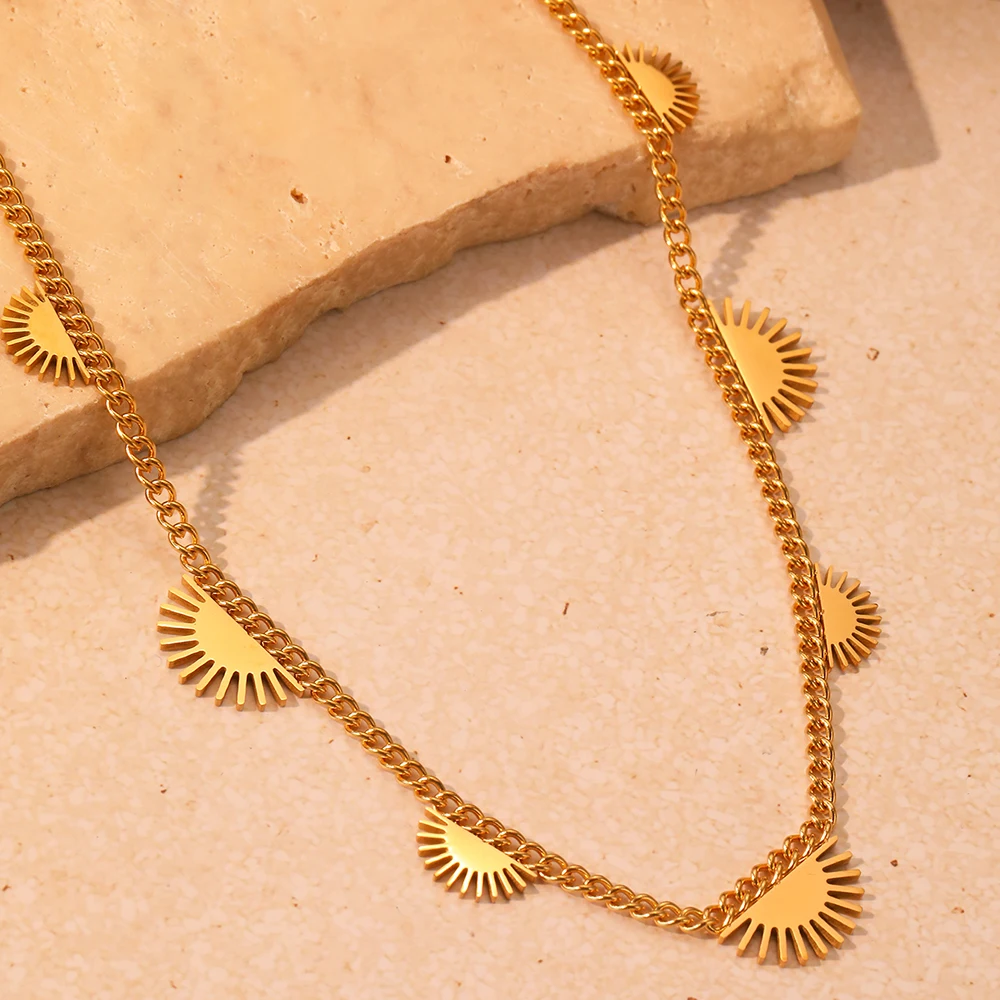 Stainless Steel Necklaces Non-fading High-quality Clavicle Chain Necklace For Women Jewerly Personality Design Luxurious Gifts