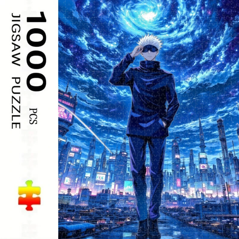 Jujutsu Kaisen Anime Character Jigsaw Puzzles 500/1000/1200/2000 PCS Wall Decor for Living Room Perfect Gift No Frame
