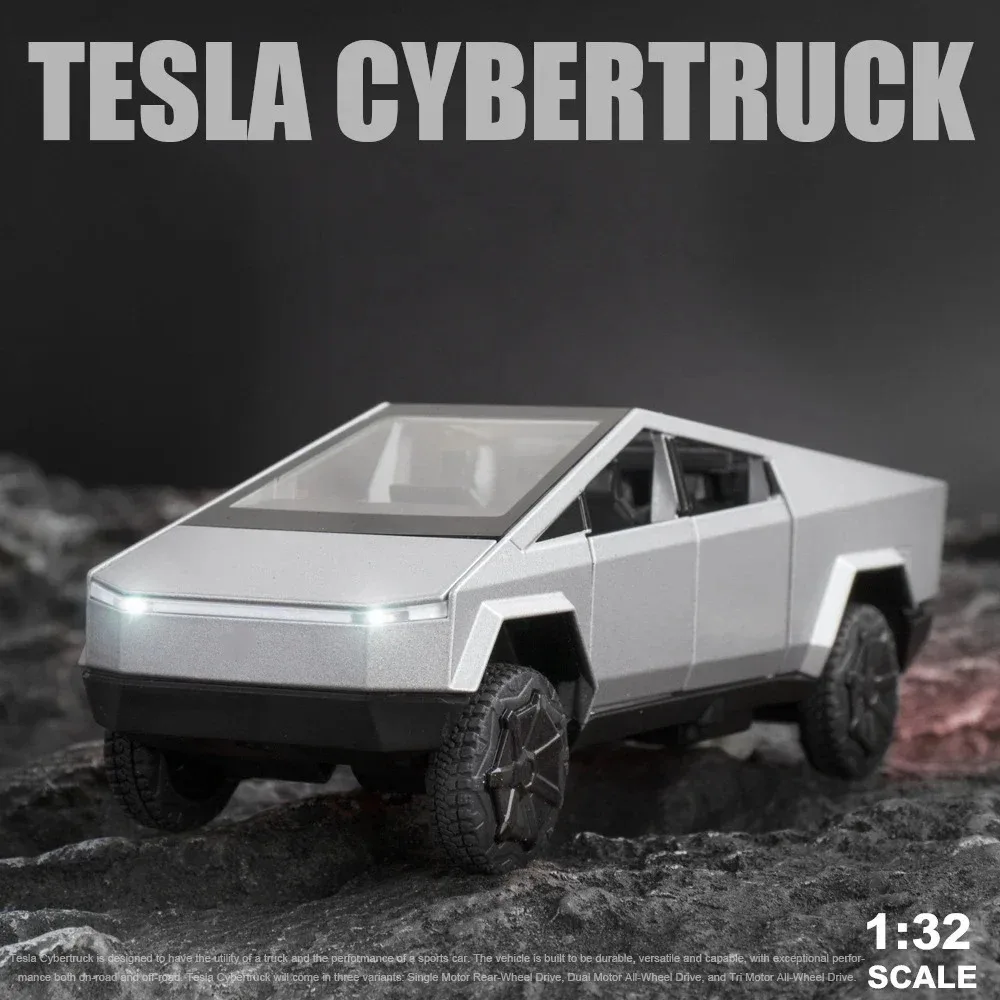 

1:32 Cybertruck Pickup Alloy Car Model Diecasts Metal Toy Off-road Vehicles Car Model Simulation Collection Kids Gifts