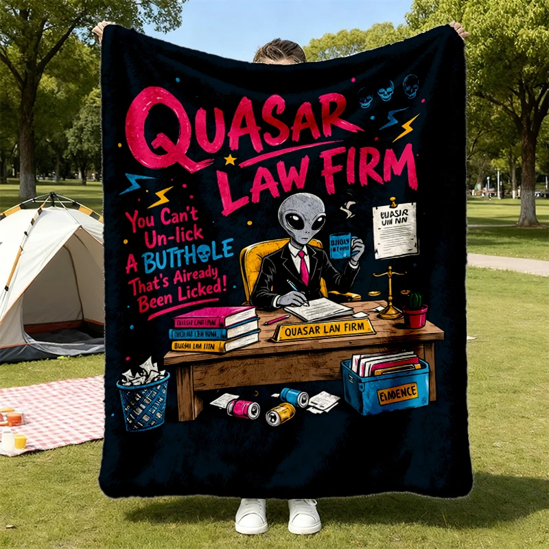Quasar Law Firm Dungeon Crawler Carl Cozy Blanket, The Desperado Club Warm Blanket, Ride or Roar Soft Blanket, New Achie