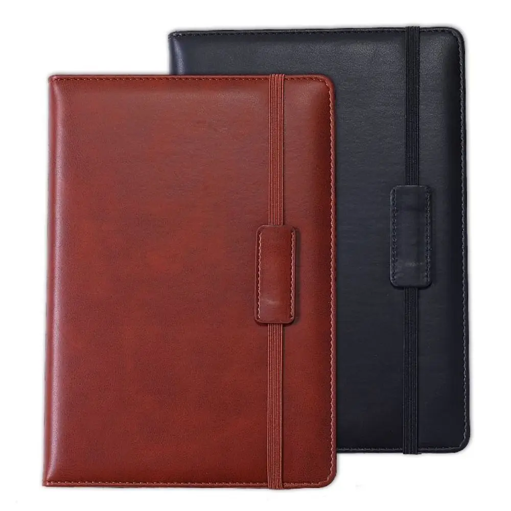 Work Planning PU Leather Meeting Noting High Quality Journal Diary Book Business Notepad A5 Notebook School Office Supplies