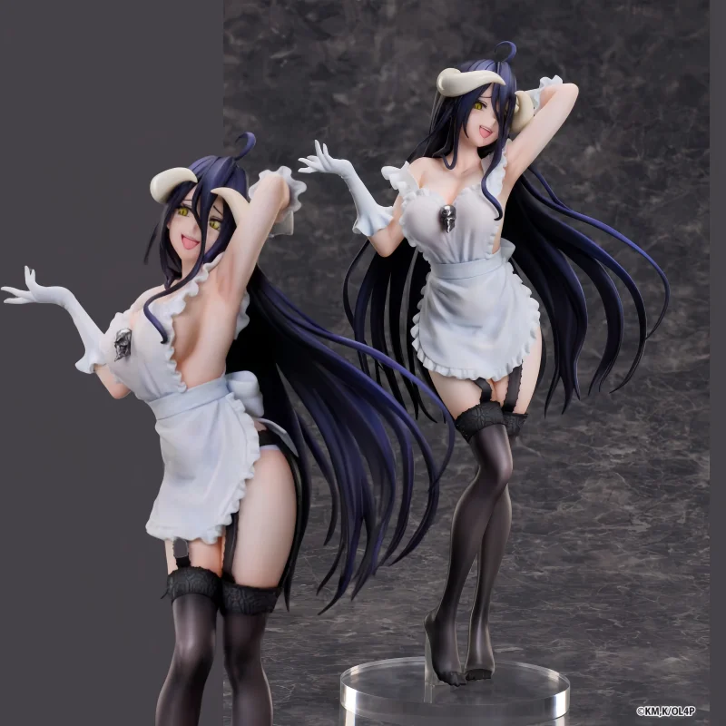 

New In Stock Original 26cm Elcoco Overlord Albedo Action Figures Model Doll Collection Desktop Toys Droppshiping Qwiooe Gift
