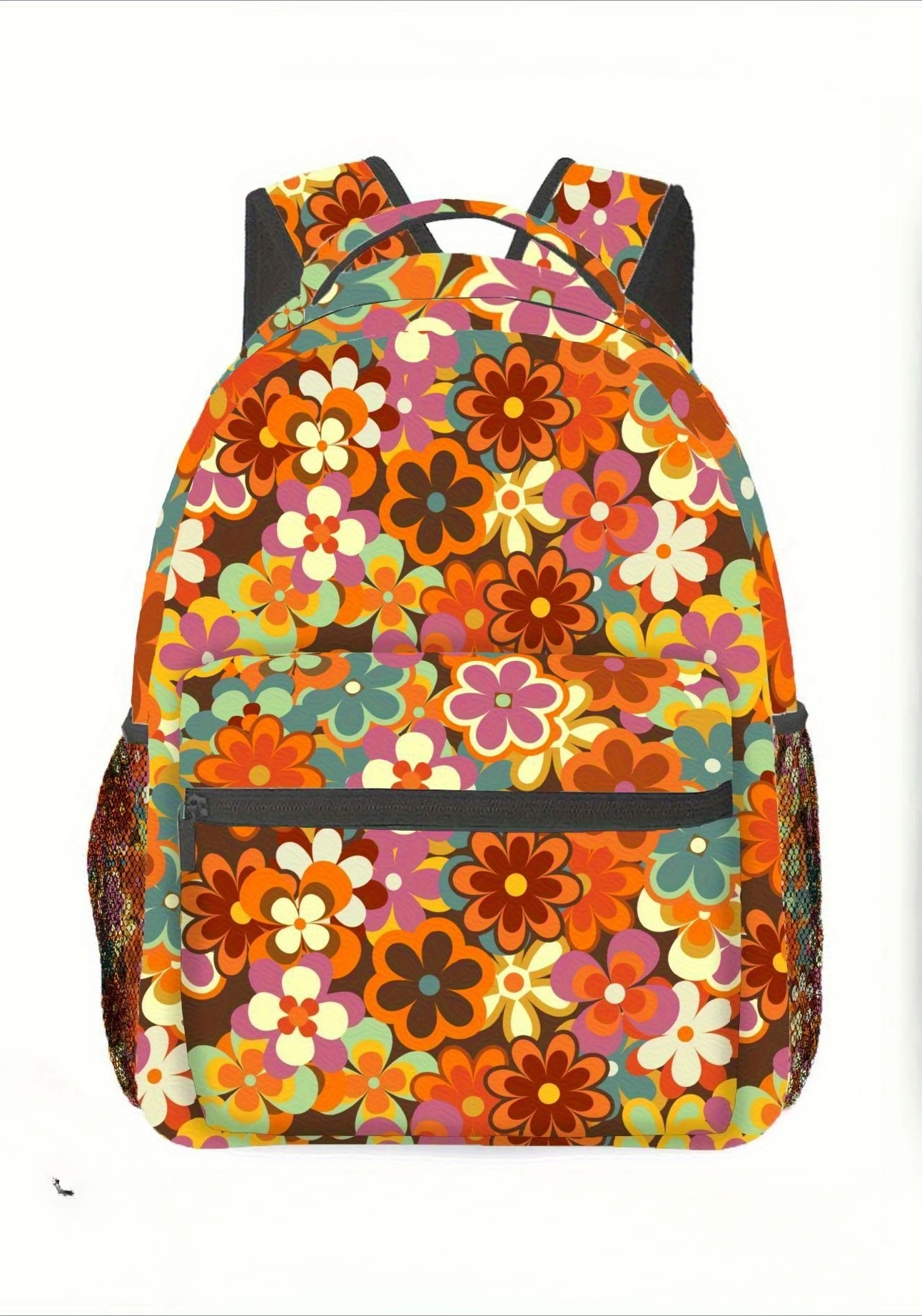 Large Capacity Vintage Backpack Unique Floral Backpack Suitable for Books Daily Use Outings And Travel Featuring