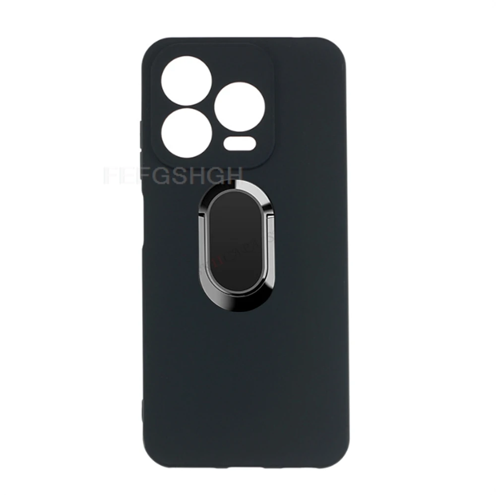 Für ZTE Blade V70 Design 6,7" BladeV70 Design Blade V70 Vita Zurück Ring Halter Halterung Telefon Fall TPU Weiche Silikon Abdeckung