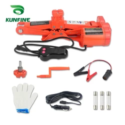 KUNFINE Portable 12V 120W Car Jack 5Ton Electric Jack Auto Lift Scissor Jack Lifting Machinisms Lift Jack Muti Function