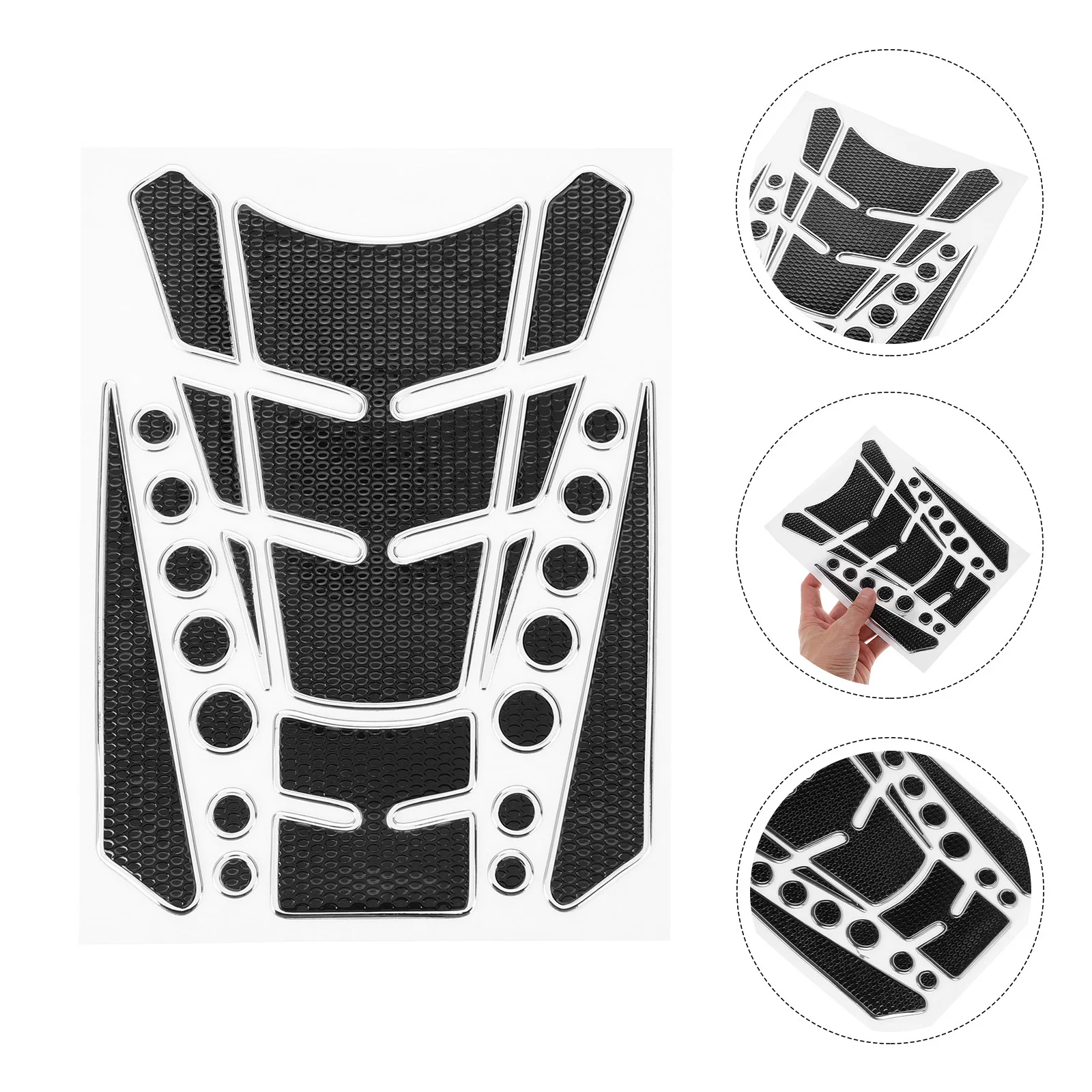 

Наклейка на бензобак мотоцикла, защитная накладка из углеродного волокна, крышка топливного бака, защита топливного бака, наклейки для мотоцикла, аксессуары