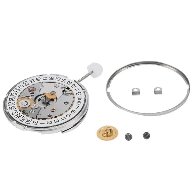 AA80 Watch Movement for ST2130 Automatic Movement Replacement for ETA 2824 Classic Silver