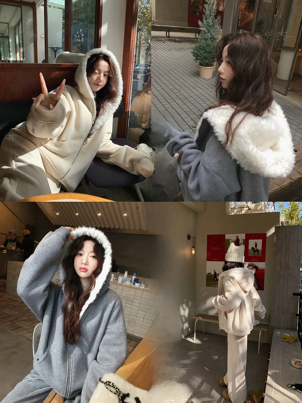 

Женский модный вязаный комплект Ibell Zhang: утепленная флисовая толстовка с капюшоном и брюки в пол с завязками, имитирующие шерсть кашемира