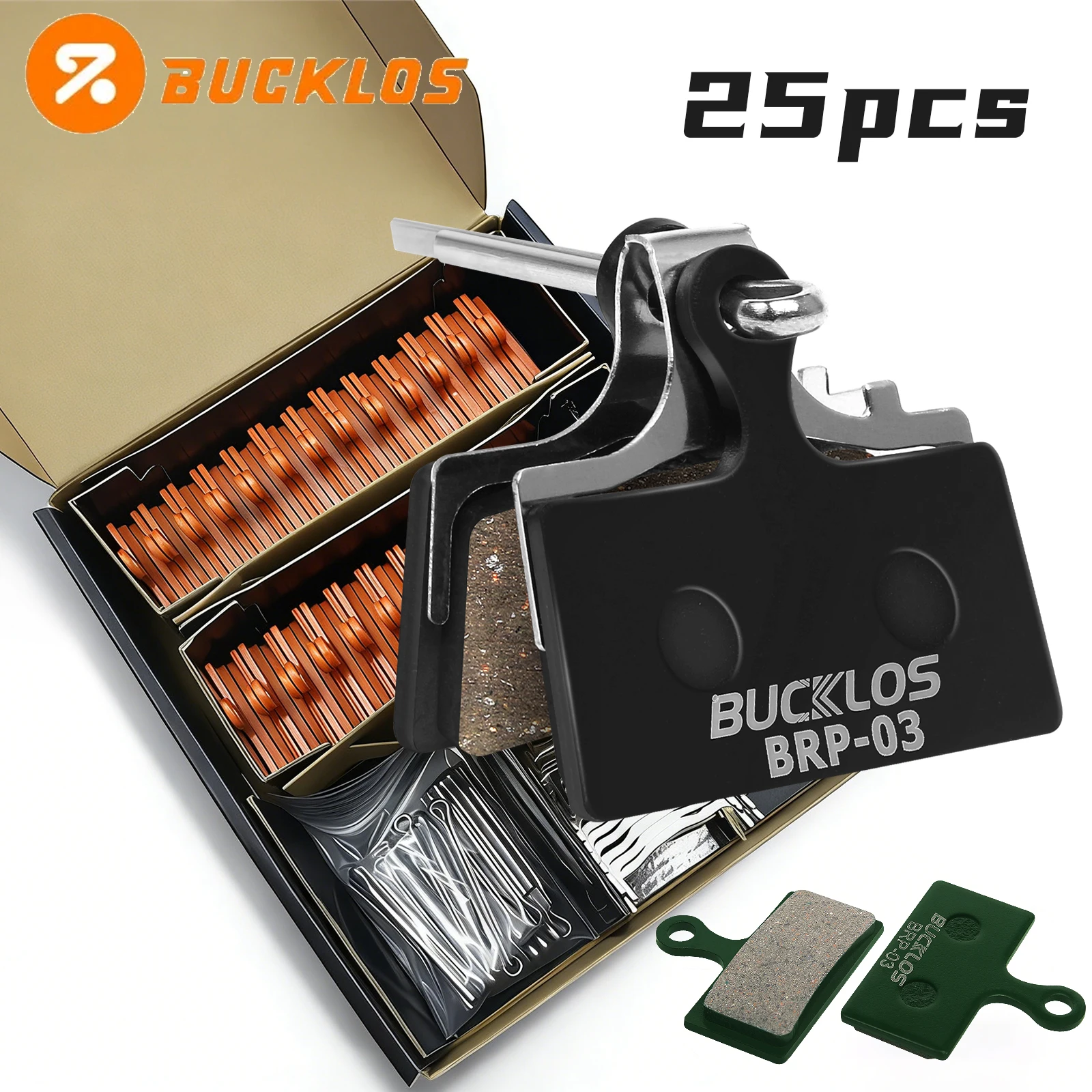 

BUCKLOS Bicycle Disc Brake Pads Resin/Semi-Metal/Ceramic Bike Brake Pads for SHIMANO G01S G03C BR-M9000/M9020/M8000 Brake Parts