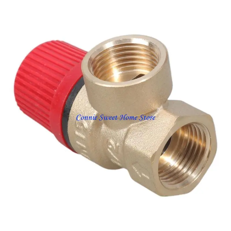 LXAF Sturdy Brass 1/2 Inch Pressure Valves for Water Oil And Gas Systems Use