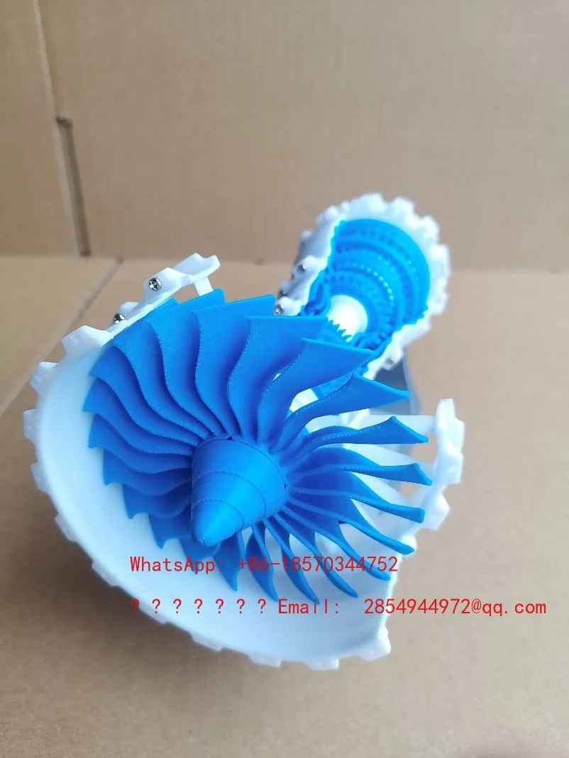 3D Printed Aircraft Engine Model Can Be Used To Power An Aviation Turbofan Engine