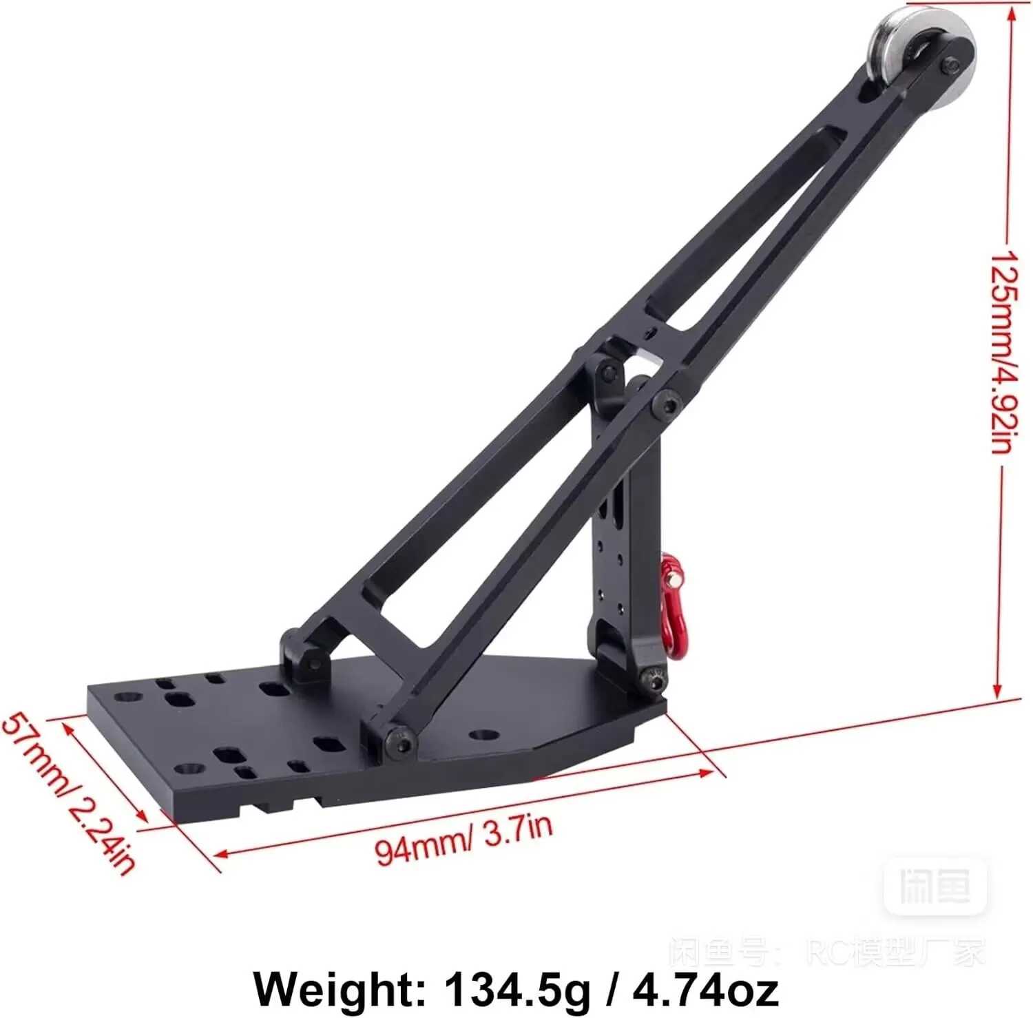 CROSSRC EMO NT4 NT6 TRX4 1/10  OFF ROAD unimog U4000 4X4 6X6 LAND CRUISER Blazer F150  fj40 lc79 rear bucket Rescue with lifting