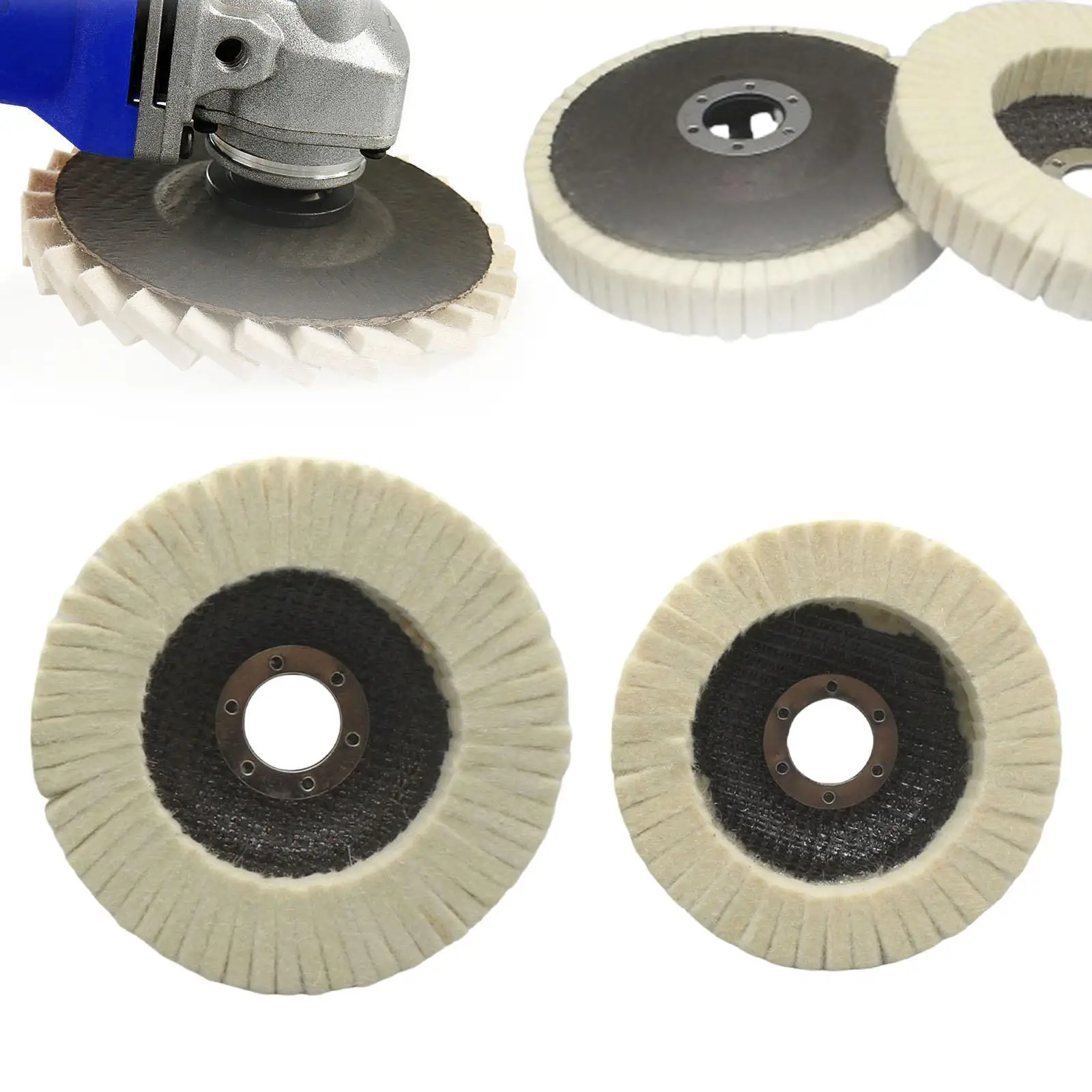 

Круглый войлочный полировальный диск для финишной обработки поверхности нержавеющей стали и проектов DIY