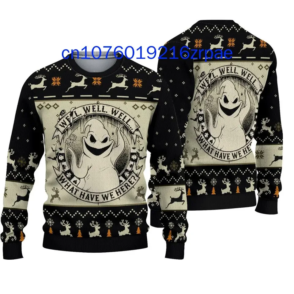 Oogie Boogie Ugly Christmas Sweater, The Nightmare Before Christmas Ugly Sweater