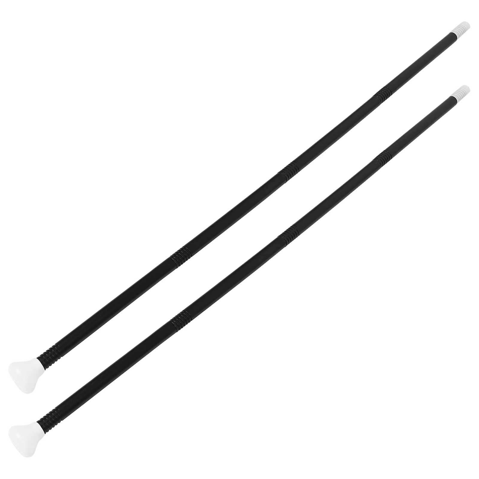 

2 Sets Black Cosplay Cane Ornament Wizard Staff Prop Dress Up Magician Stick Costume Walking Stick For Party Halloween Wizard