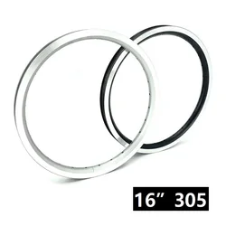 Bicycle Rims 16 Inch 305 Folding Bike Double Wall Aluminum Alloy Rims Spoke Hole 20 24 28 32 36 Hole