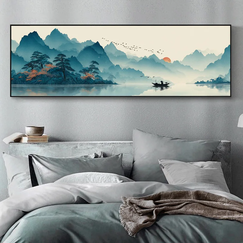 

Landscape poster bedroom living room canvas painting porch study corridor decorative painting