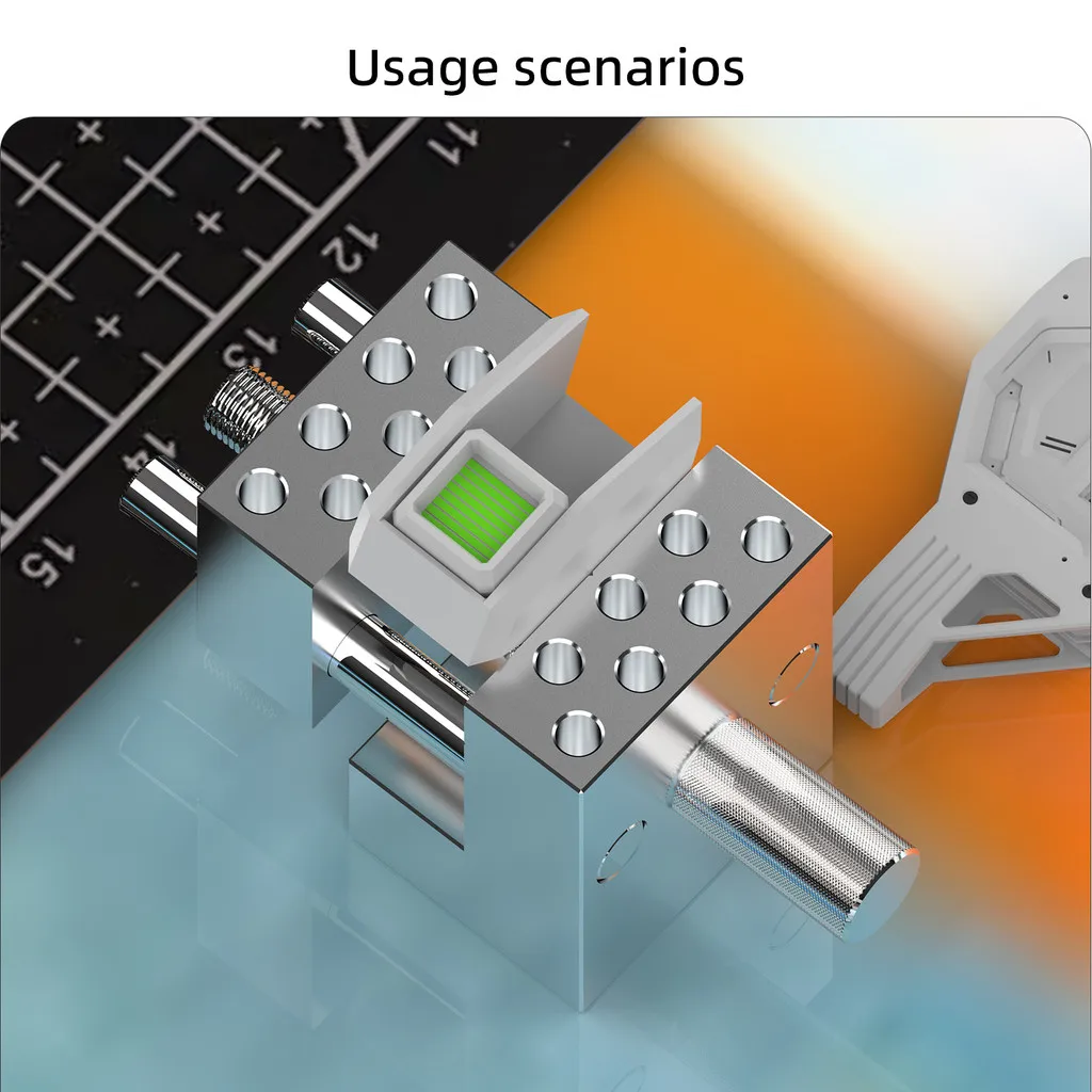 Nasedal 2in1 Mini morsa da tavolo portatile per modello militare Gundam Costruzione di precisione Morsetto Modello in scala Strumenti di fissaggio Accessorio fai da te