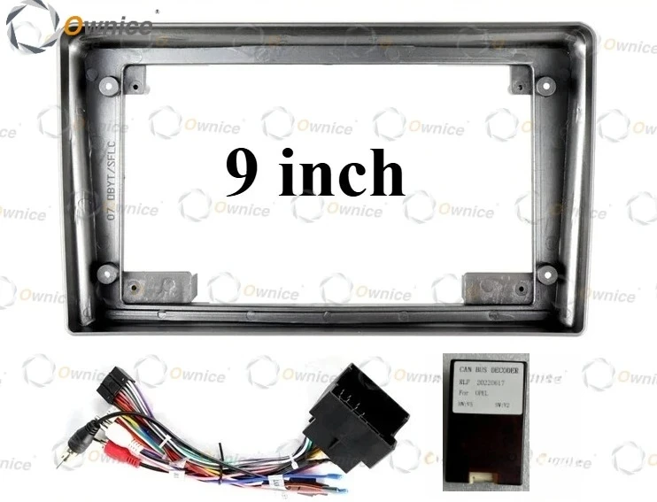 Рамка Ownice для автомобильного радиоприемника для Opel Astra H 2004-2014, 9 дюймов, разъем жгута проводов стерео панели, адаптер кабеля питания, декодер Canbus
