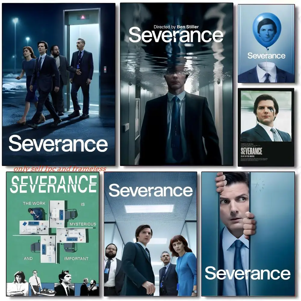Severance TV Series Poster Sticky Wall Art Printing Waterproof Home Living Bed Room Aesthetic Decor