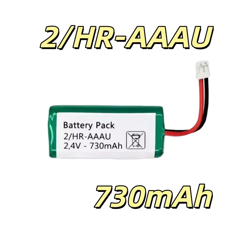 2.4V 730mAh Replacement Battery Pack 2/HR-AAAU Pipette Fast Delivery 2.4v 730mAh