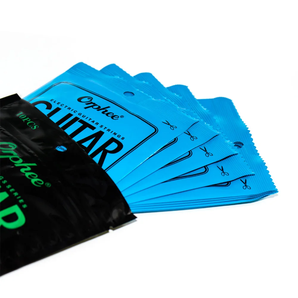 10PCS Orphee Single Strings For Electric Guitar 1st E-String .009 Replacement High-carbon Steel 0.23mm Highest Guitars Strings