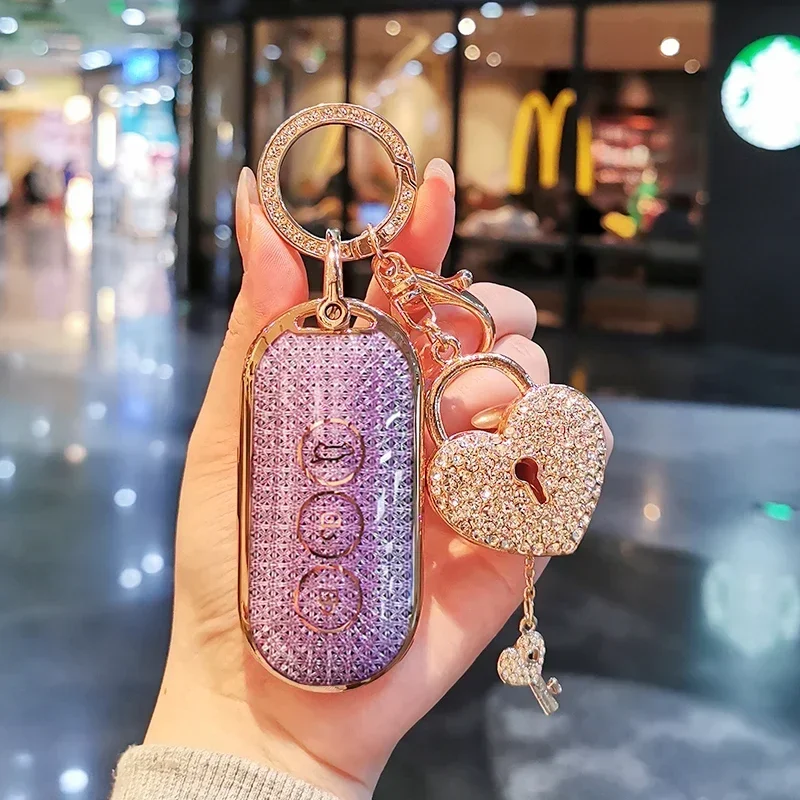 Suitable For AITO Huawei Wenjie Keycase M5 M7 M9 Keycover Keyshell Keychain New Car Card High End Case Buckle For Women 2024