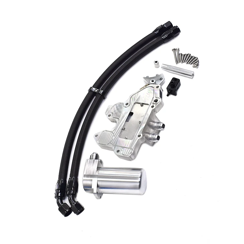 Billet PCV Olieafvanger Tank Kit VOOR VW MK7 MK7.5 GTI Golf R VOOR Audi 8V S3 EA888 Gen3 Motor
