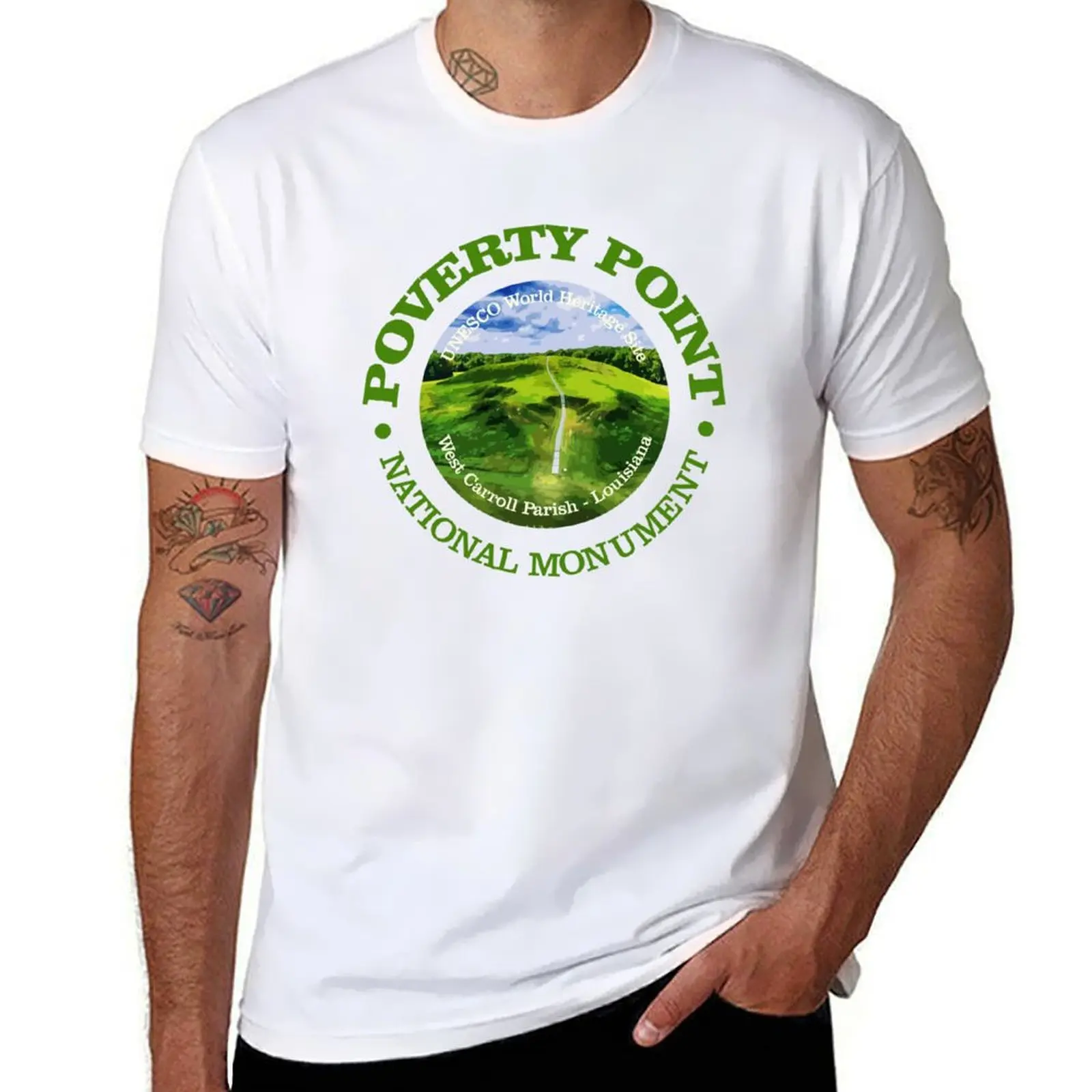 

Poverty Point (NM) T-Shirt t shirts for man cotton t shirt man casual man t shirts cotton T-shirt