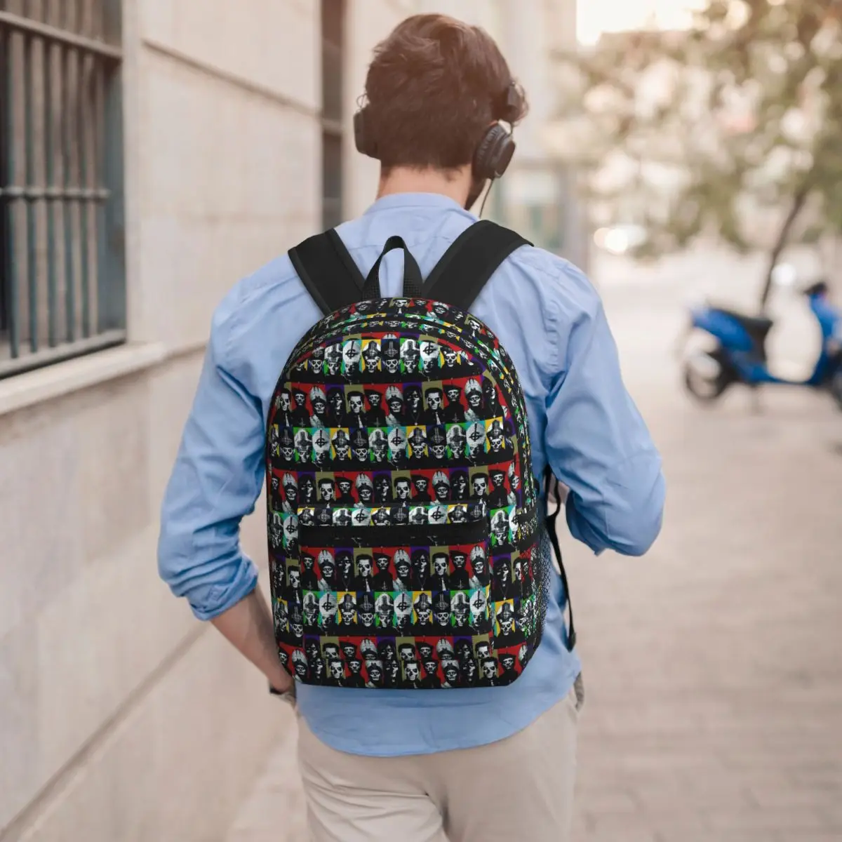 

Ghost B.C. Band Backpack Boys Girls BookBag Kids School Bag Laptop Shoulder Bags for Men Women