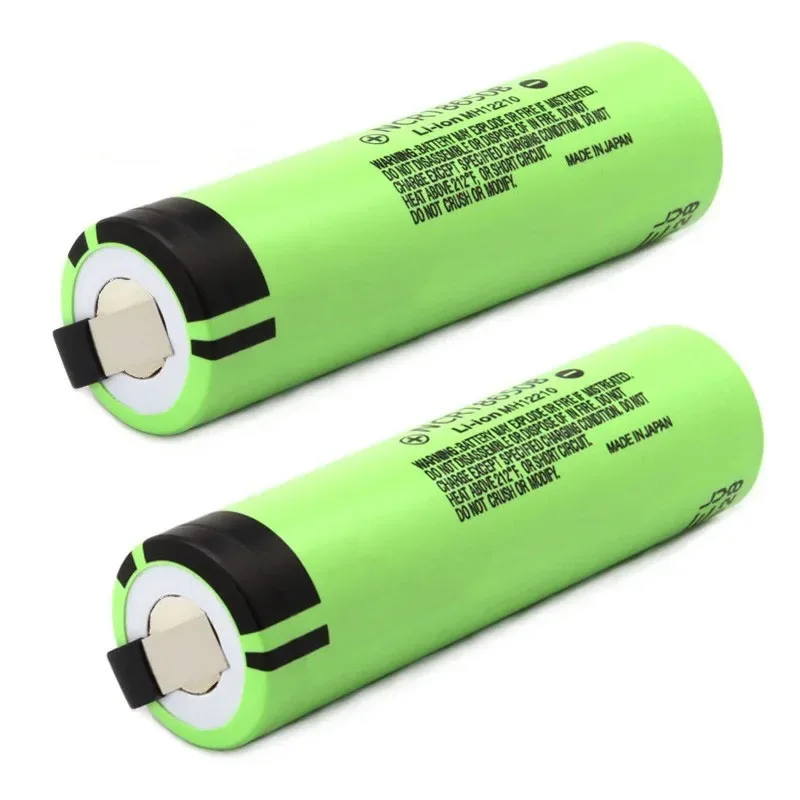 Original NCR18650B Lithium Battery 3400mAh 3.7V Suitable for Fox Electric Shaver Remote Control 18650 Battery + Nickel Sheet